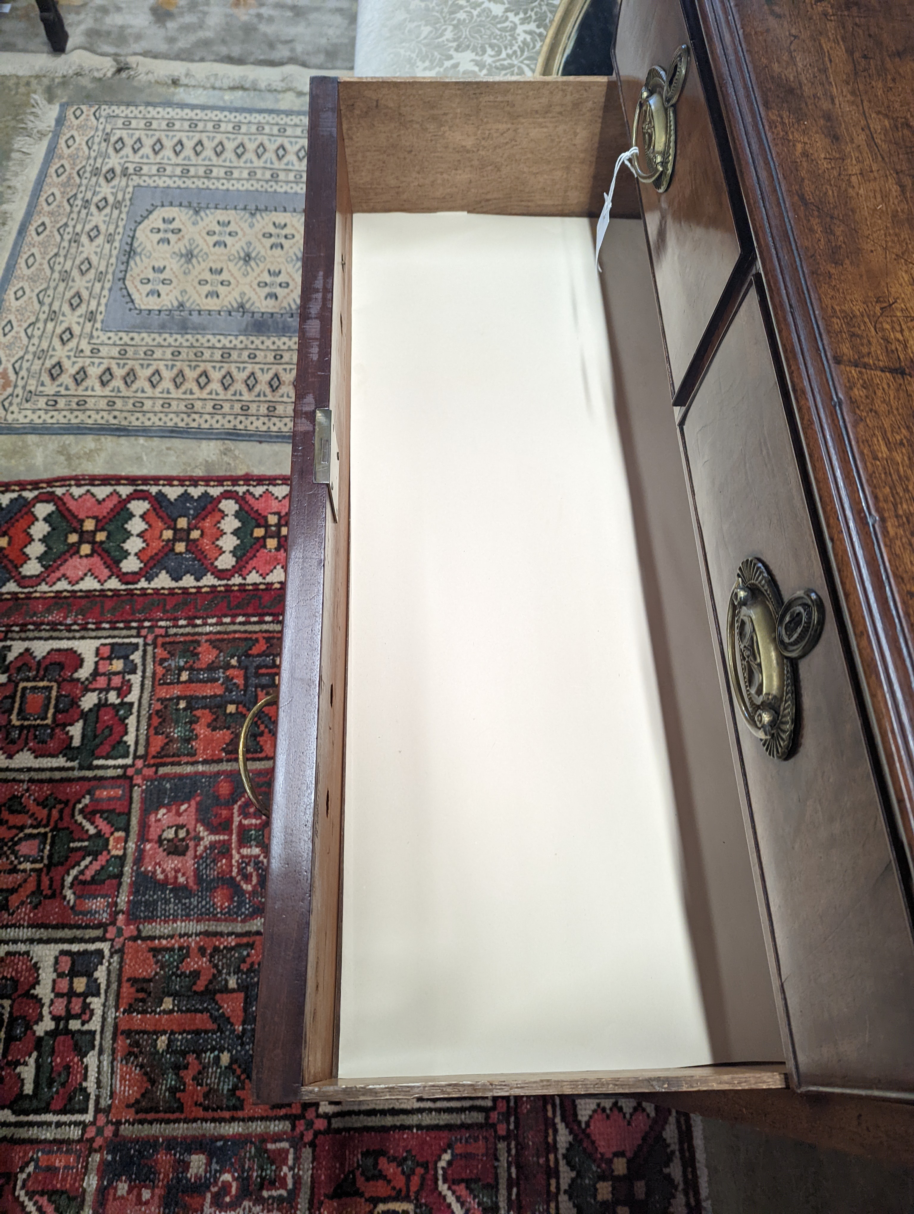 A George IV mahogany chest, width 100cm, depth 50cm, height 104cm